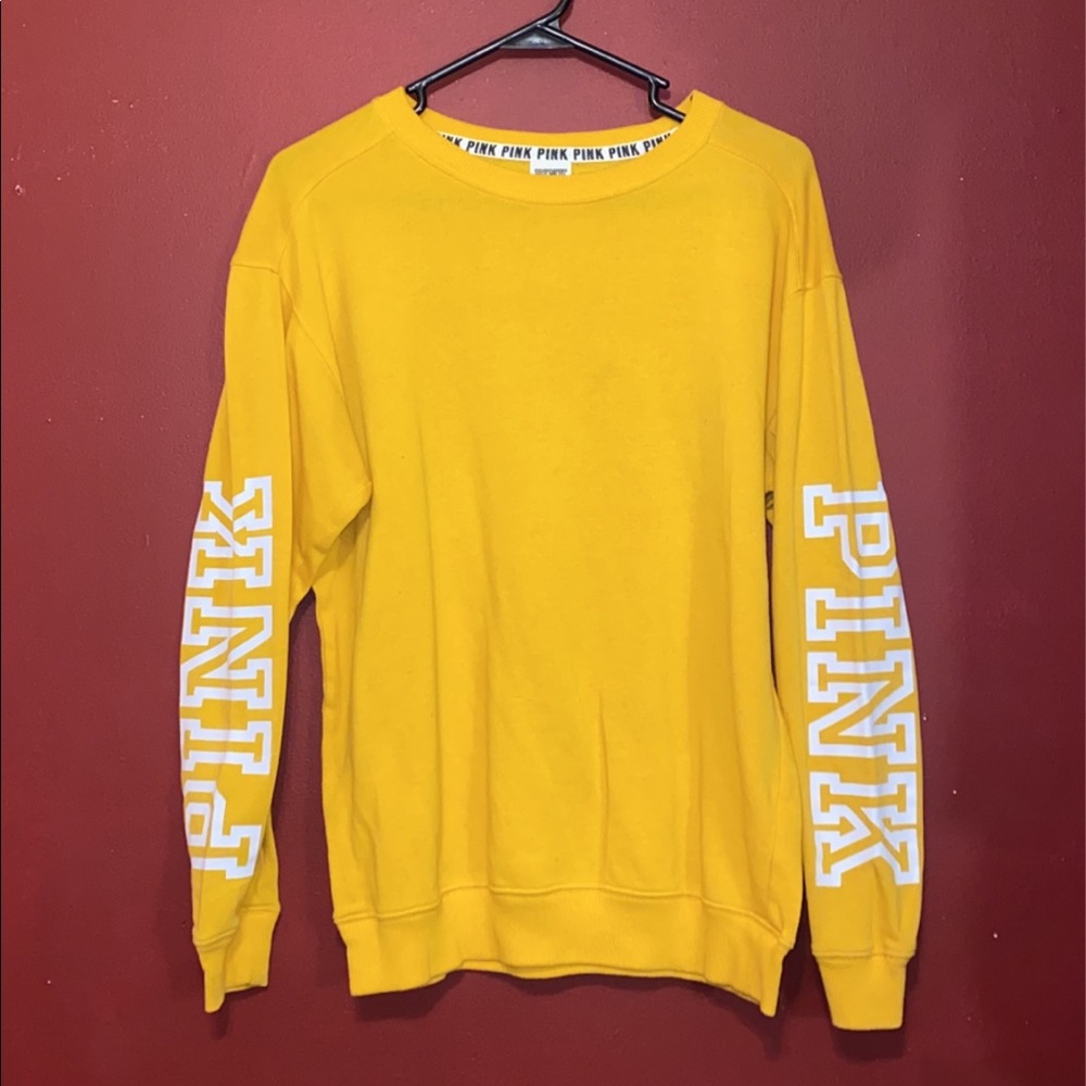 Pink vs crew neck